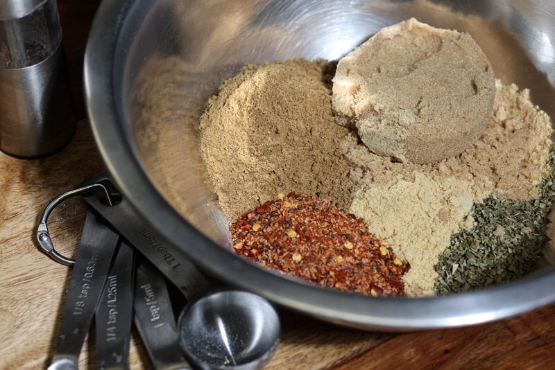 Spices for pulled pork rub