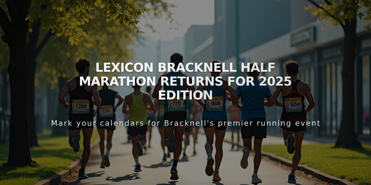 Lexicon Bracknell Half Marathon Returns for 2025 Edition