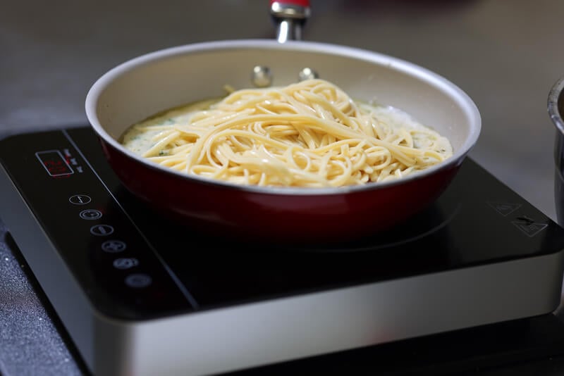 Easy pasta skillet cooking