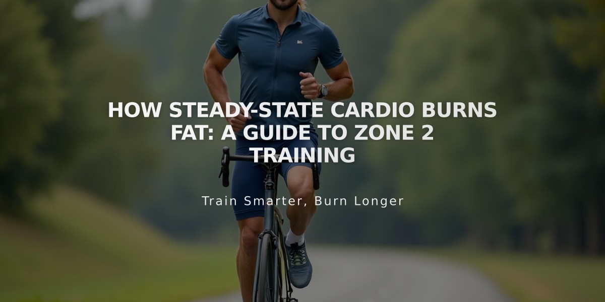 How Steady-State Cardio Burns Fat: A Guide to Zone 2 Training