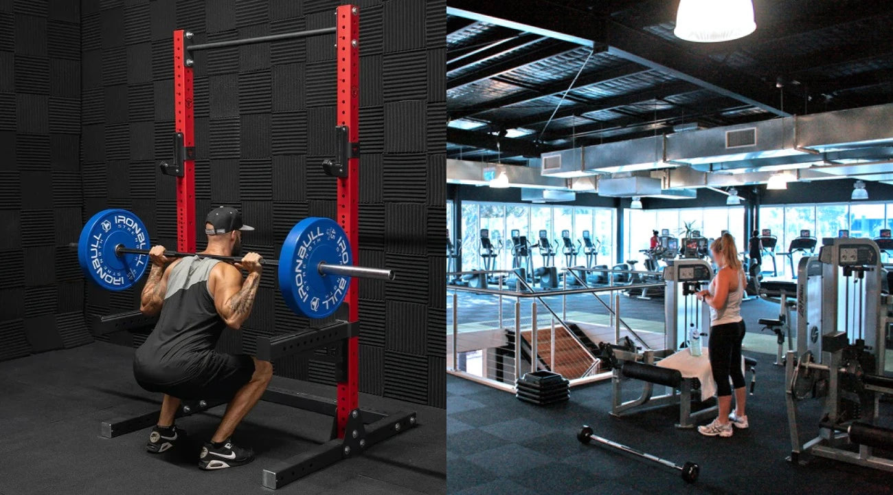 Home gym versus commercial gym comparison