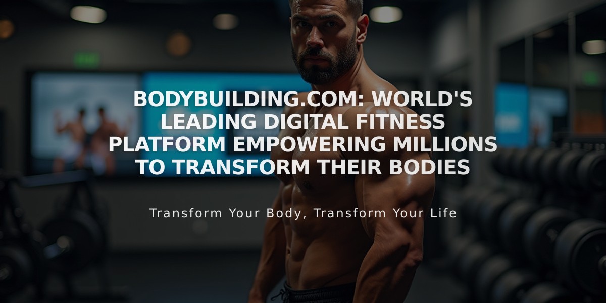 Bodybuilding.com: World's Leading Digital Fitness Platform Empowering Millions to Transform Their Bodies