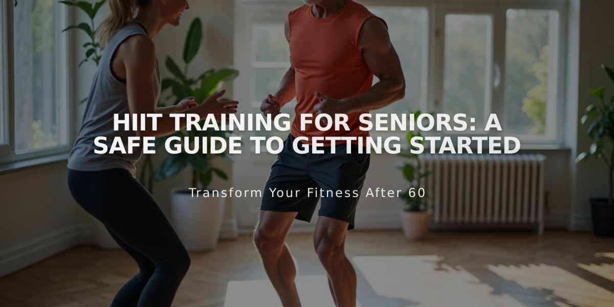 HIIT Training For Seniors: A Safe Guide To Getting Started