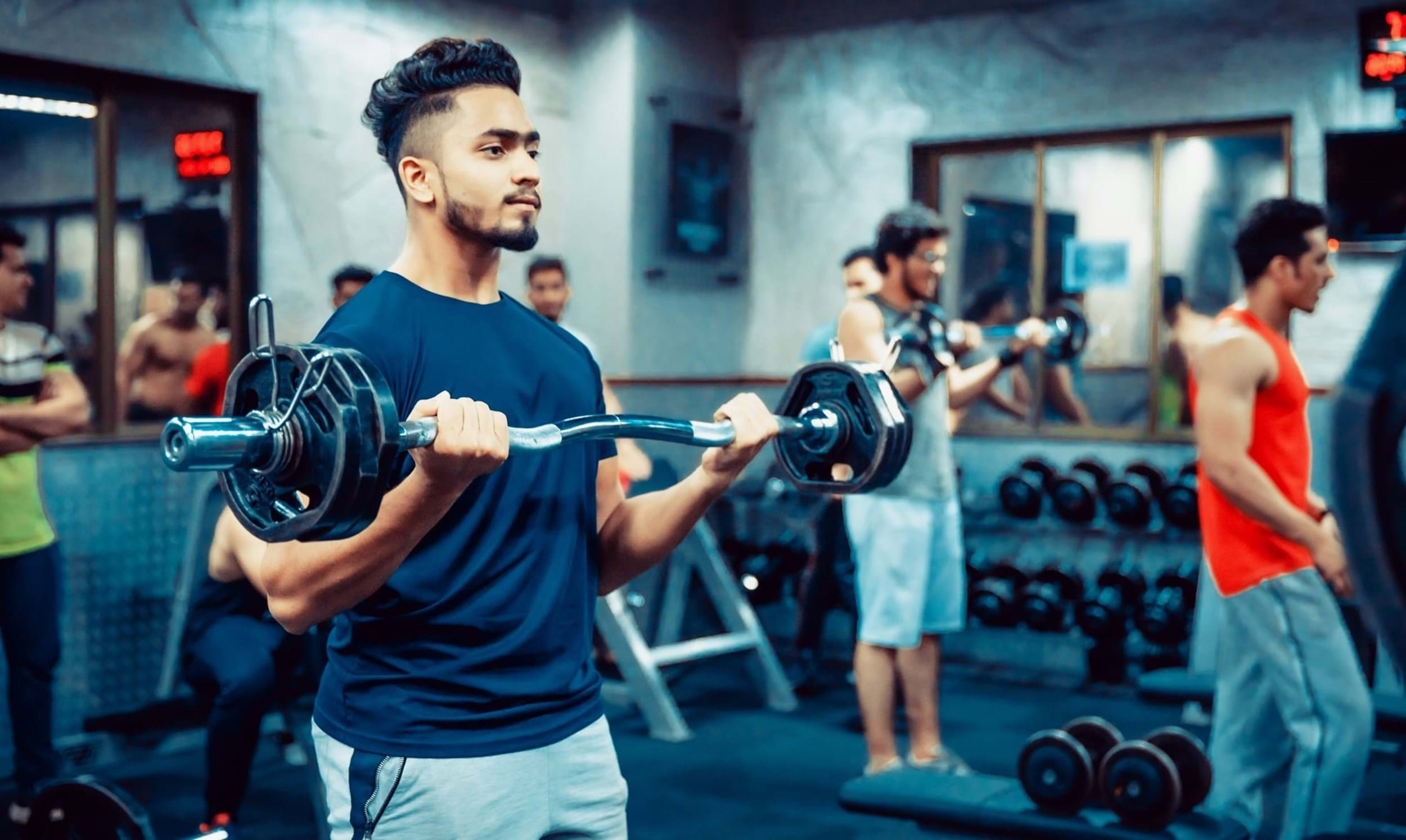 Man exercising during Ramadan