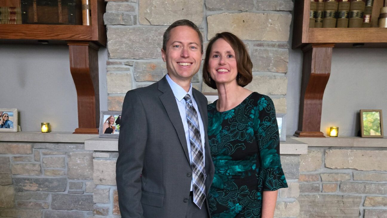 Richard and Jill Wendt standing together