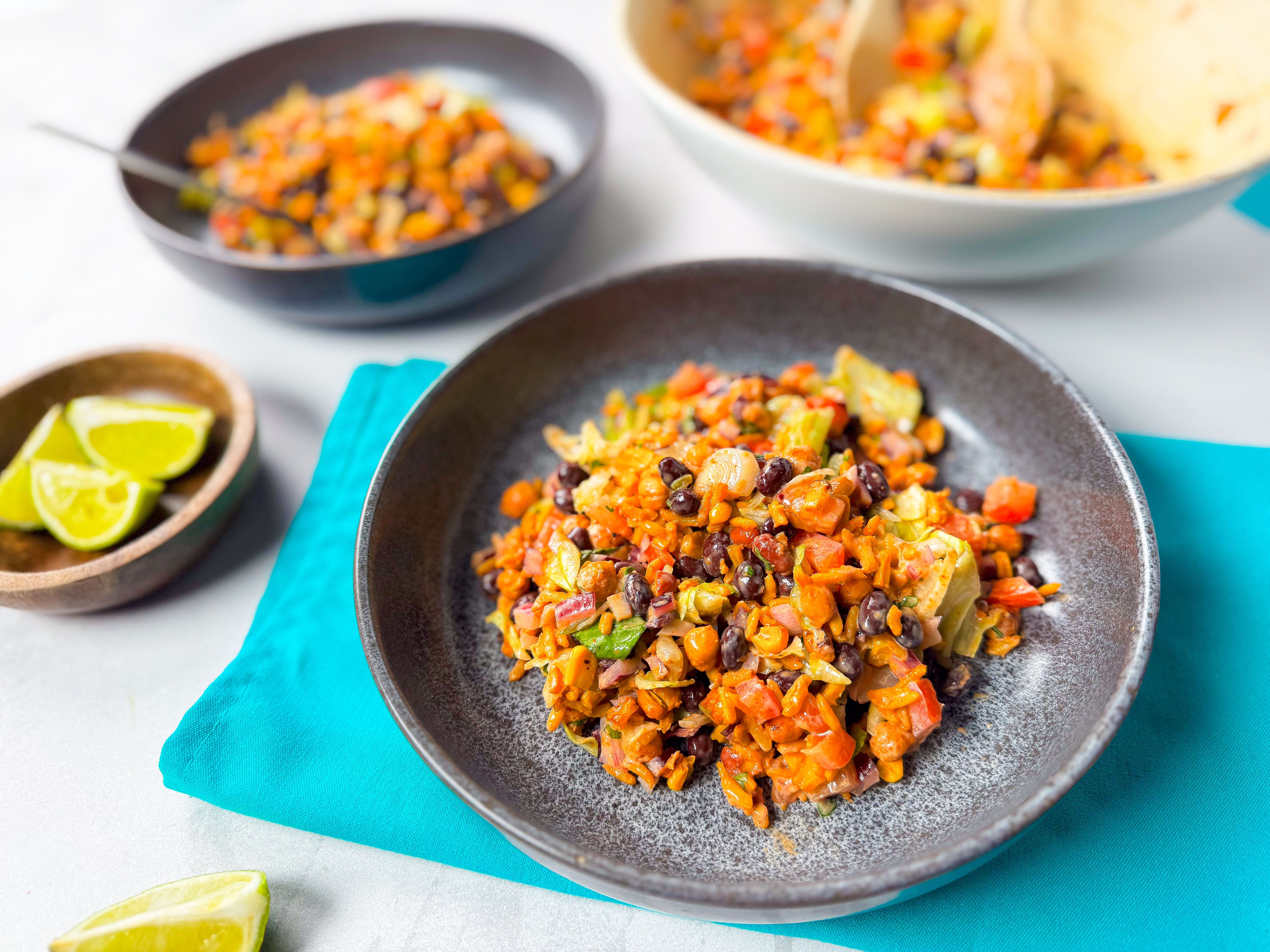 Chickpea corn bowl