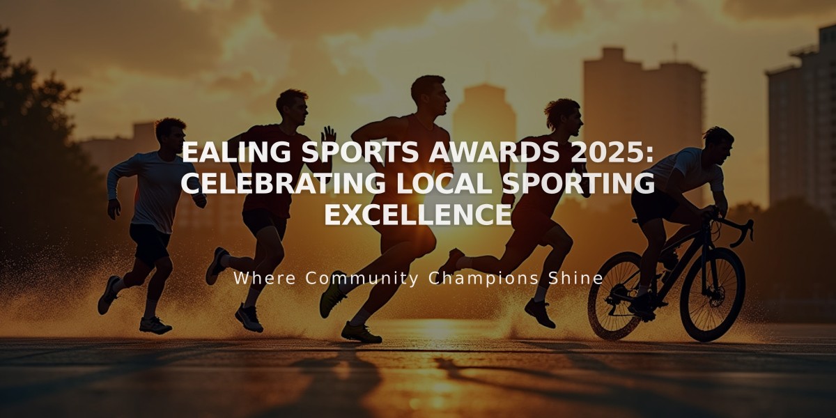 Ealing Sports Awards 2025: Celebrating Local Sporting Excellence