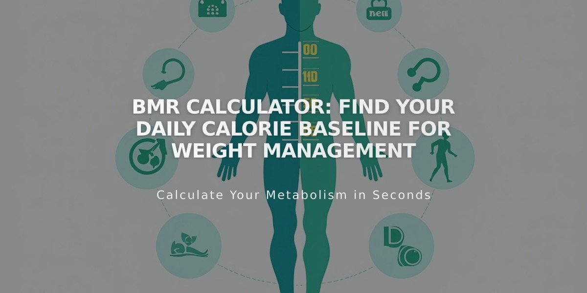 BMR Calculator: Find Your Daily Calorie Baseline for Weight Management