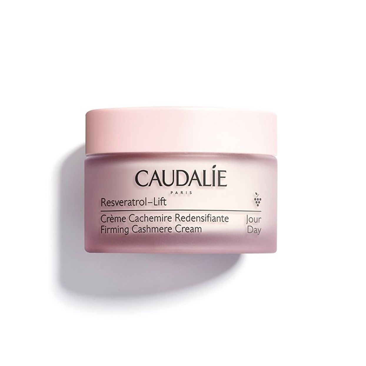 White jar of Caudalie Resveratrol cream