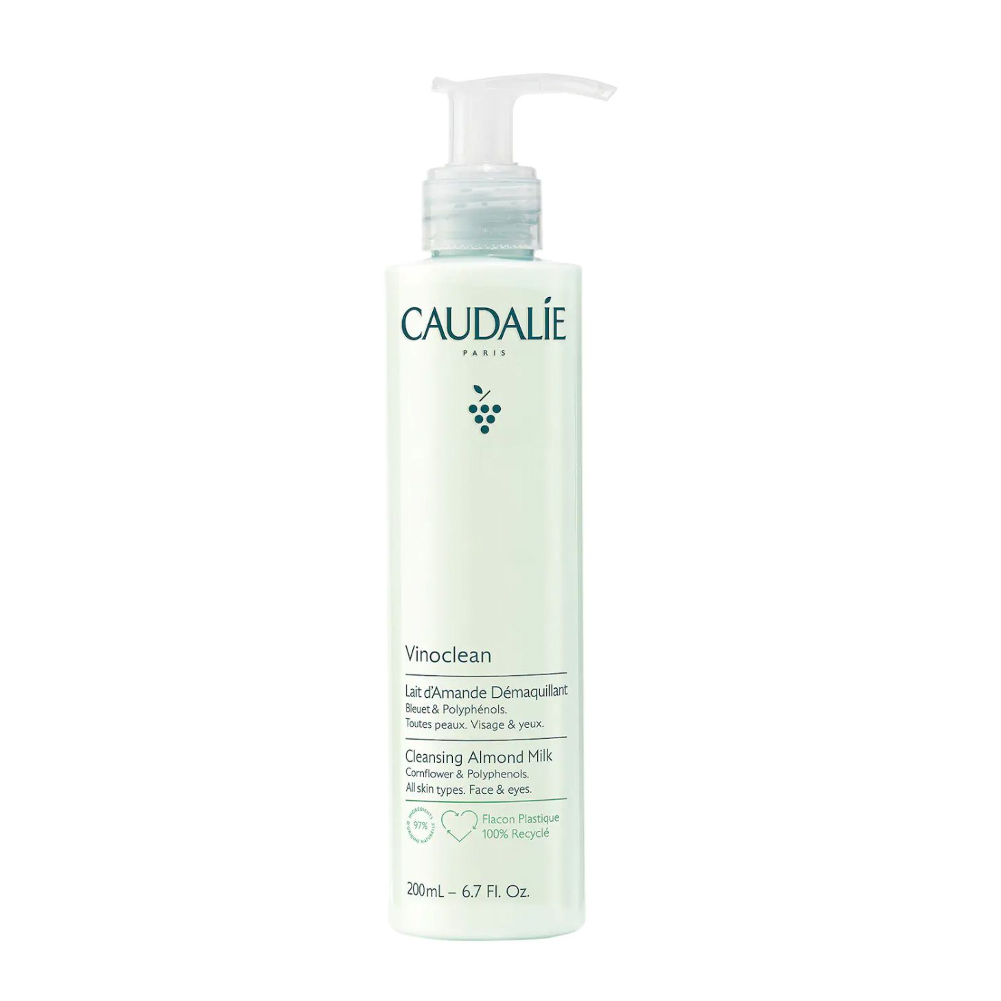 Caudalie Vinoclean cleansing foam bottle