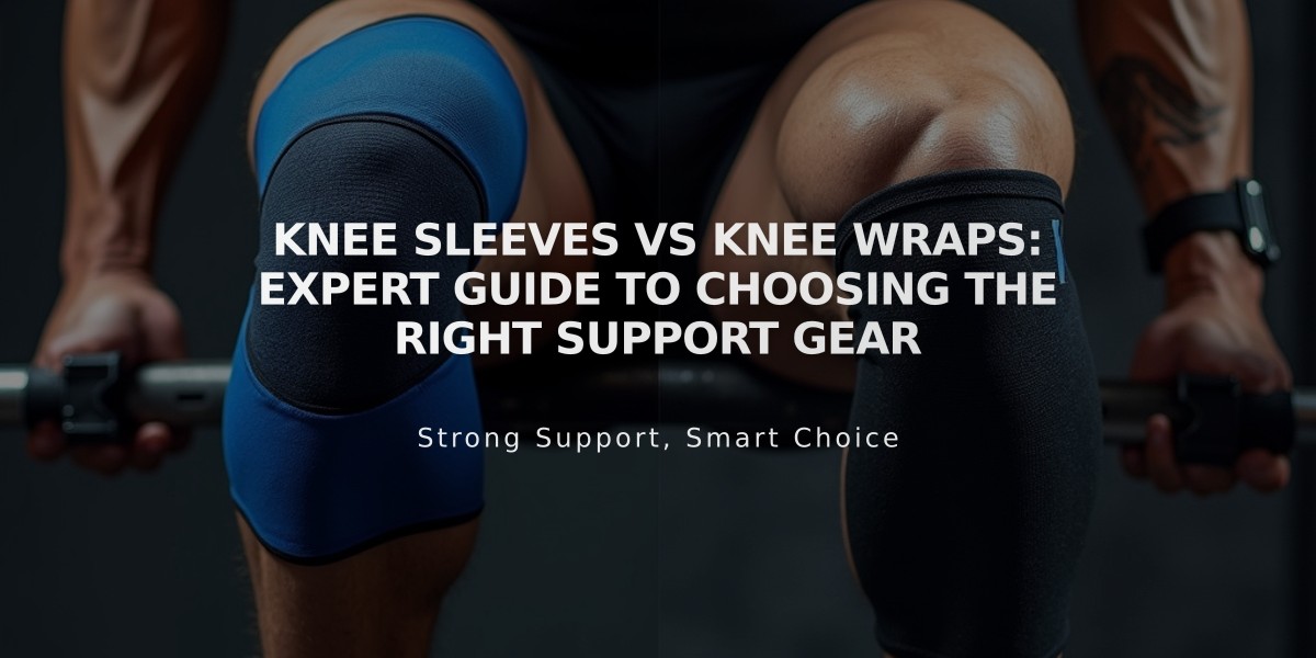 Knee Sleeves vs Knee Wraps: Expert Guide to Choosing the Right Support Gear