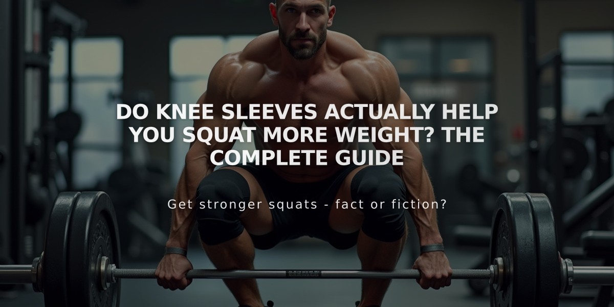 Do Knee Sleeves Actually Help You Squat More Weight? The Complete Guide