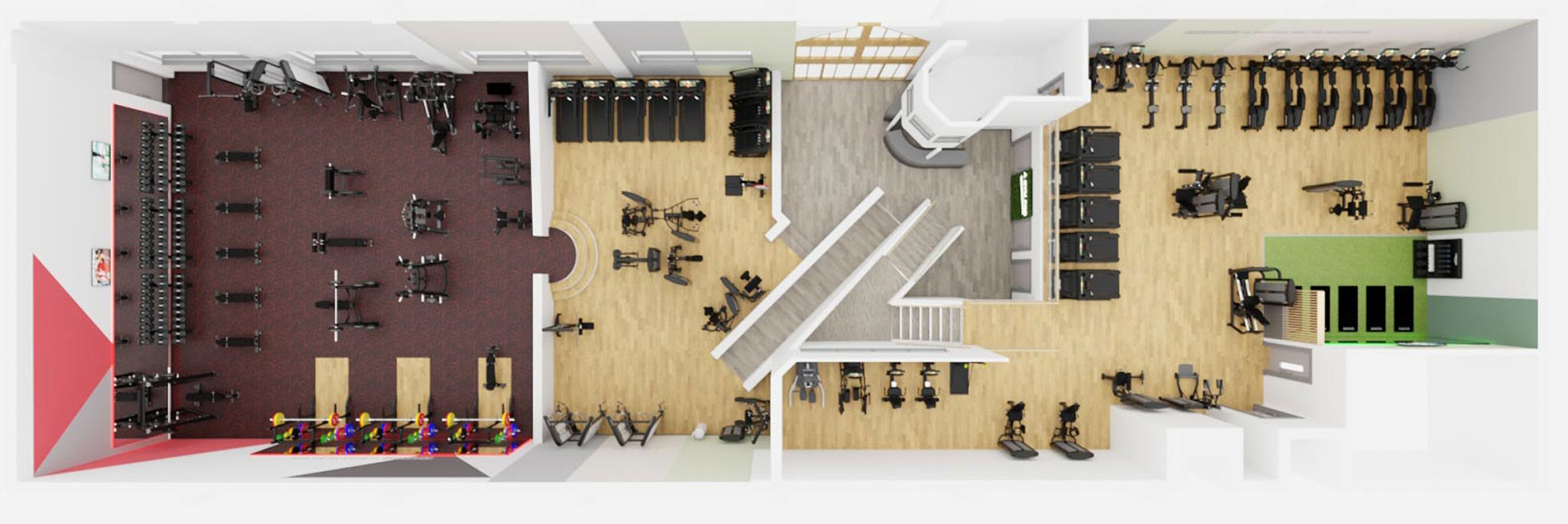 Hitchin gym renovation floor plan