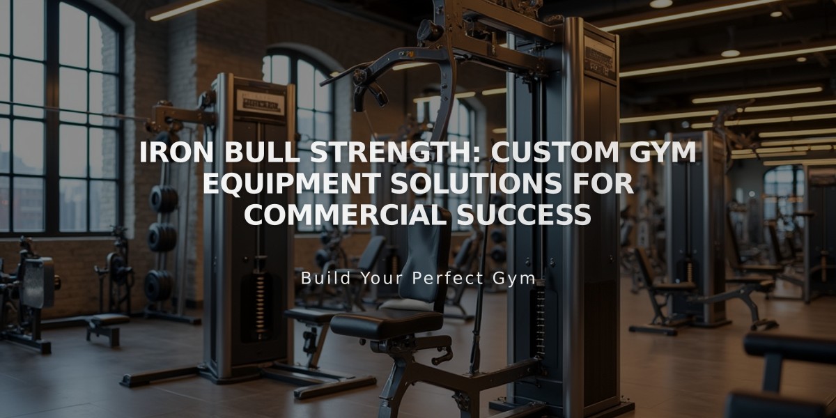 Iron Bull Strength: Custom Gym Equipment Solutions for Commercial Success