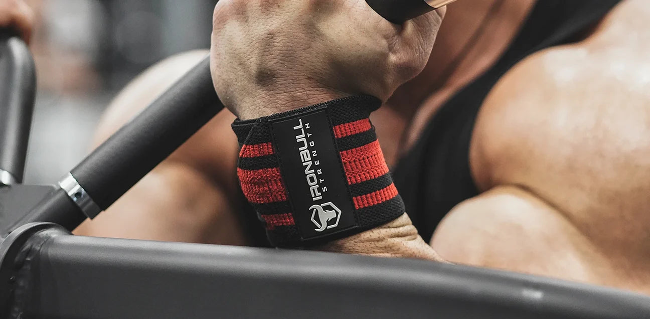 Wrist wraps during workout timing