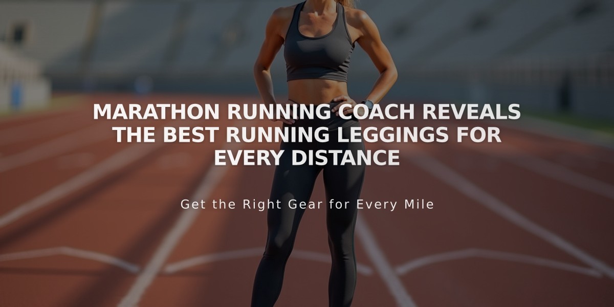 Marathon Running Coach Reveals the Best Running Leggings for Every Distance