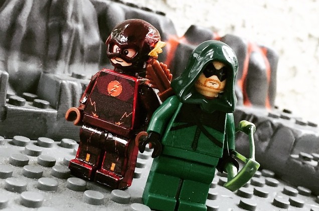 Lego Green Arrow and Flash