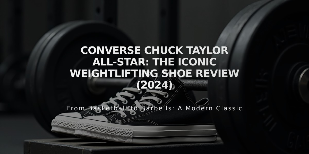 Converse Chuck Taylor All-Star: The Iconic Weightlifting Shoe Review (2024)