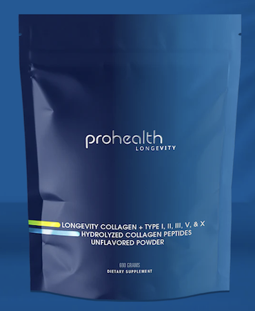 ProHealth collagen peptides powder container