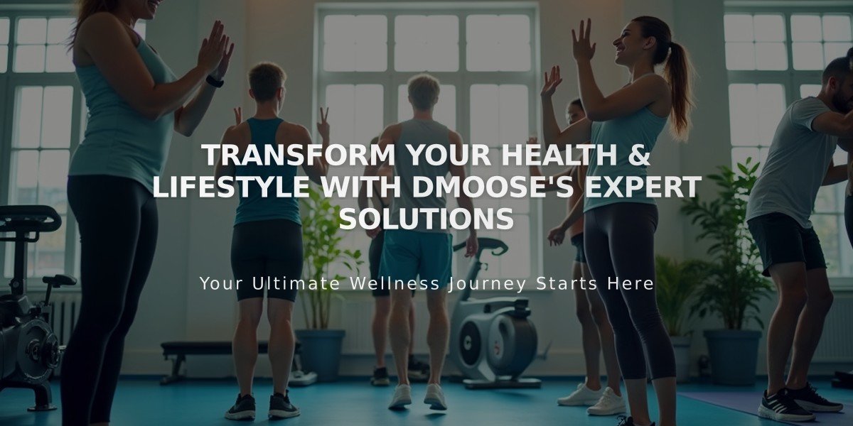 Transform Your Health & Lifestyle with DMoose's Expert Solutions